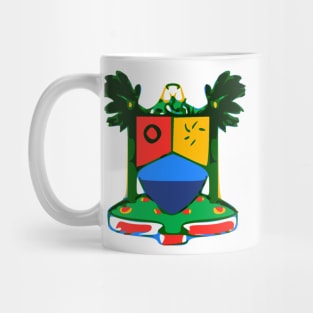 Lagos Nigeria Flag Decal Mug